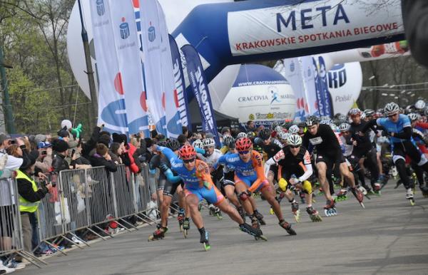 Krakowskie Spotkania Biegowe - Cracovia Maraton na Rolkach (18.4.2015)